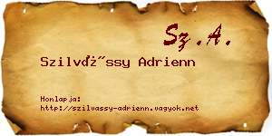 Szilvássy Adrienn névjegykártya