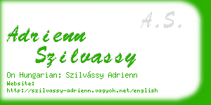 adrienn szilvassy business card